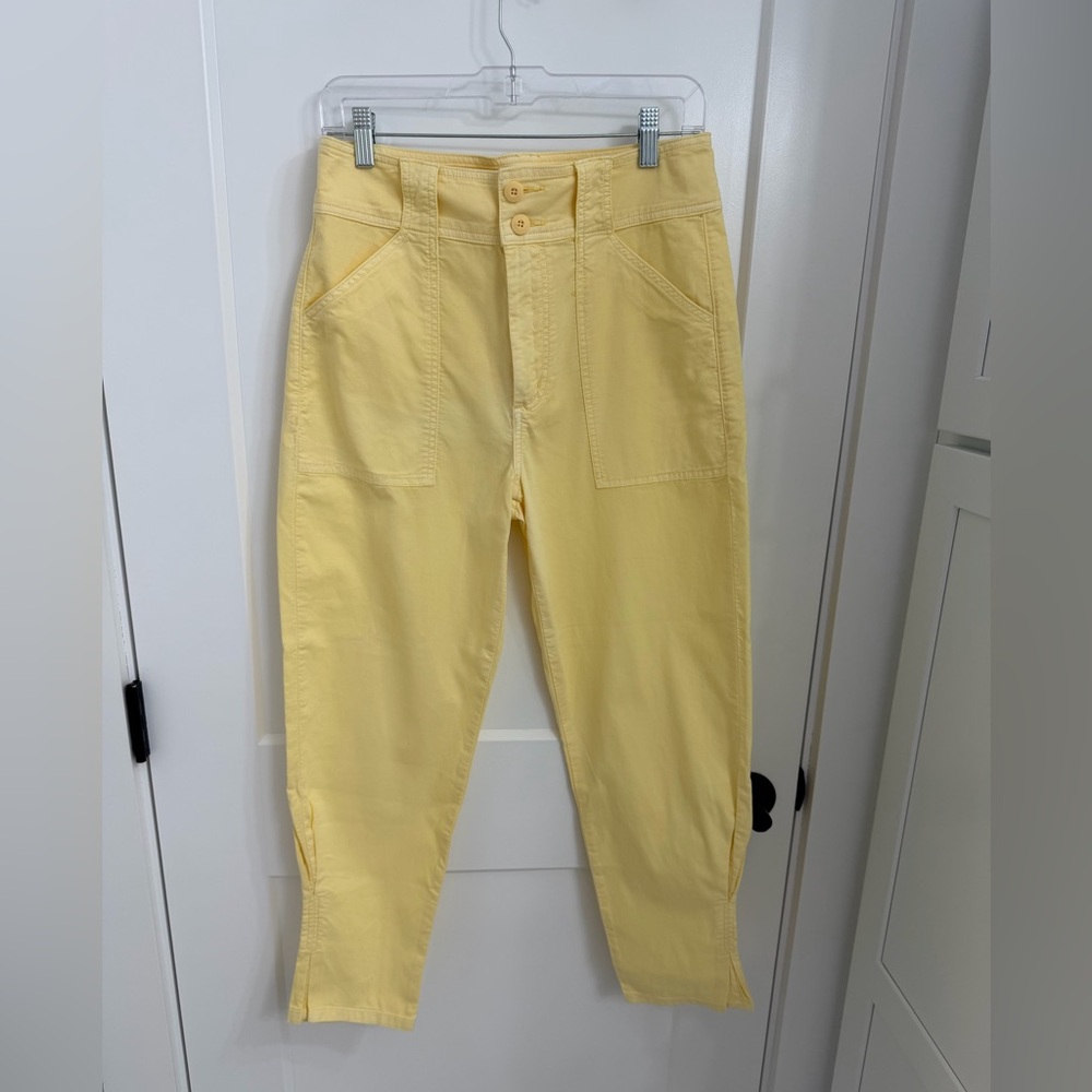 Joie Light Yellow Buttoned Garment